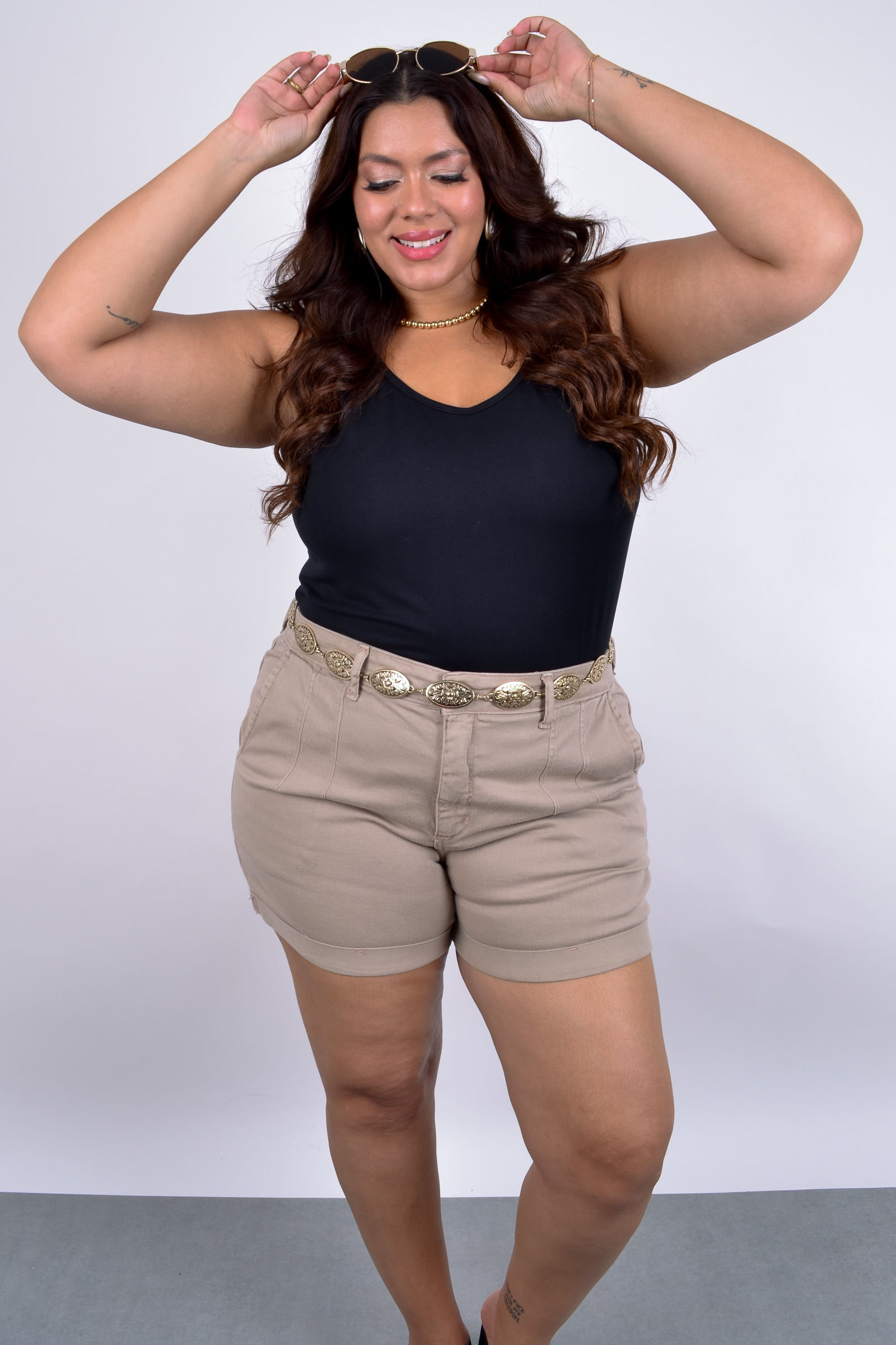 Shorts feminino sarja com elastano barra virada_0037_3.jpg